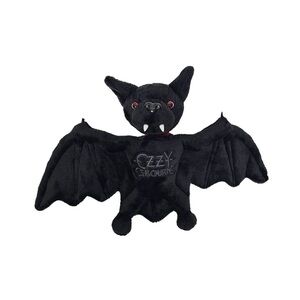 NWT Ozzy Osbourne Bat Plush - Black-On-Black - detachable head